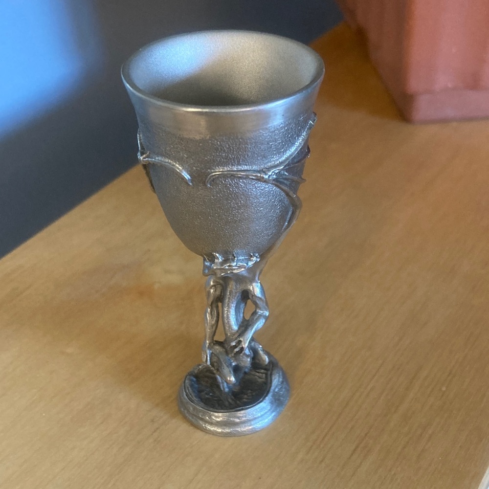 Lord Of The Rings ‘The Dragon’ pewter goblet 1996